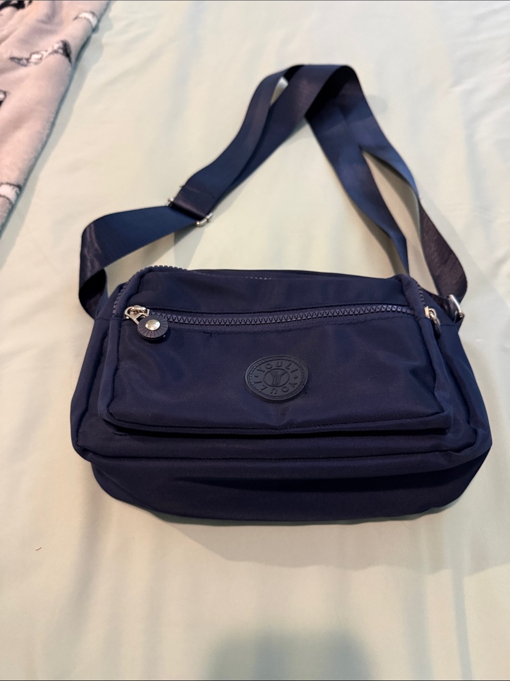 Kipling Dark Navy Compact Crossbody Messenger Bag